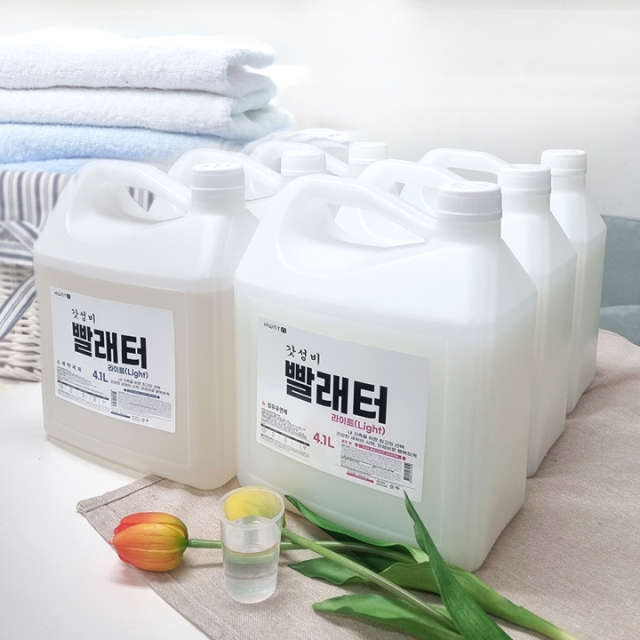 갓성비 빨래터 4.1L X 3개 천연 세탁세제&섬유유연제